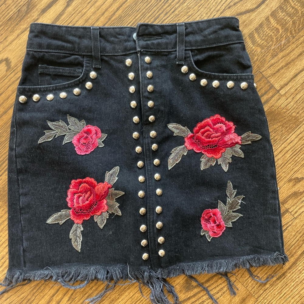 Carmar denim skirt